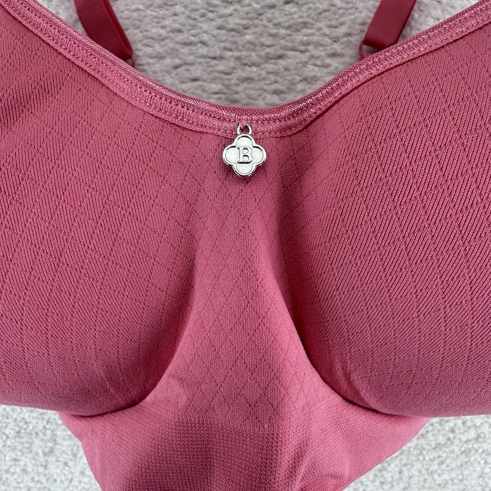 Breezies Wireless Full-Coverage Bra in Raspberry - Picture 3 of 8